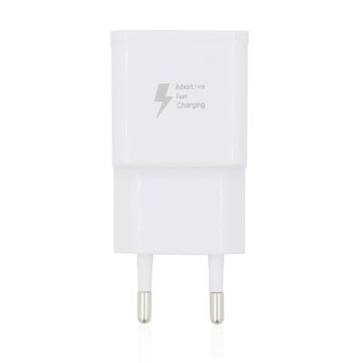 Minismile Universal Smart Travel EU Plug USB 5V / 9V Self-adaptive Wall Quick Charger Adapter for Mobile Phone