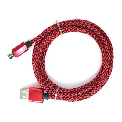 2Meter Nylon Micro USB Cable Fast Charge Wire