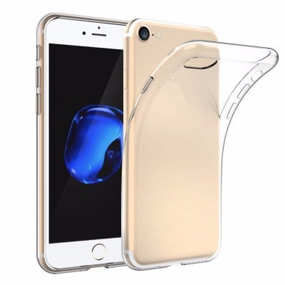 Shockproof TPU Transparent Protective Case Cover Skin for iPhone 8 / 7