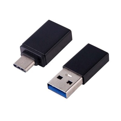 USB 3.0 Female to USB 3.1 Type-C+USB 3.1 Type-C Female to USB 3.0 Male Converter Adapter