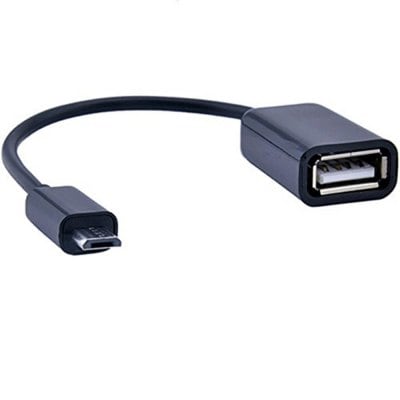 USB 2.0 AF to Micro USB 5 Pin Male Adapter Cable with OTG Function