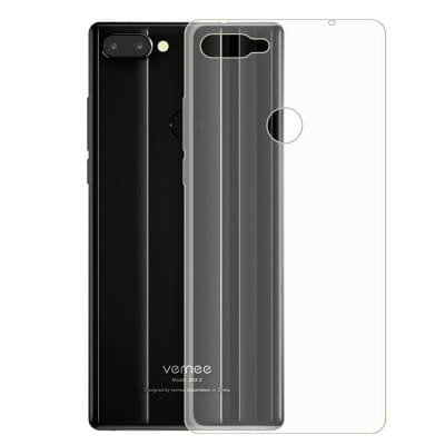 Transparent TPU Phone Back Case Cover for Vernee Mix 2