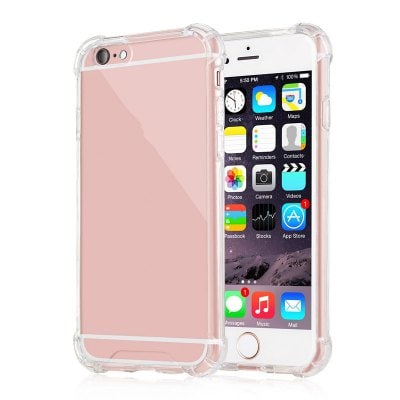 Crystal Clear for  iPhone 6 Case Cover Case with Shockproof Bumper and Scratch Resistant Hard Plastic