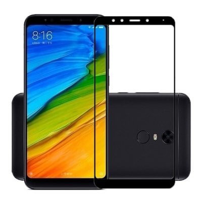 Naxtop Full Screen Coverage Tempered Glass Protector for Redmi Note 5 (Global)