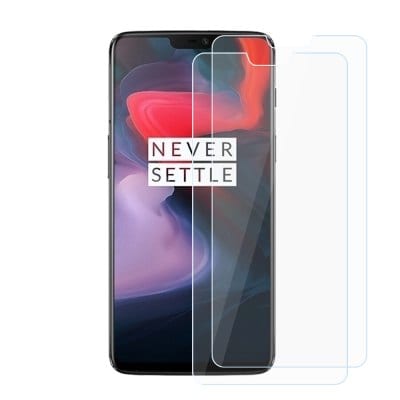 JOFLO 2pcs  9H Hardness Tempered Glass Screen Protector Film  for OnePlus 6