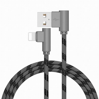 2M Cable Charge for iPhone X / 8 / 8 Plus / 7 / 6 / 5S 90 Degree Data SYNC for iPad