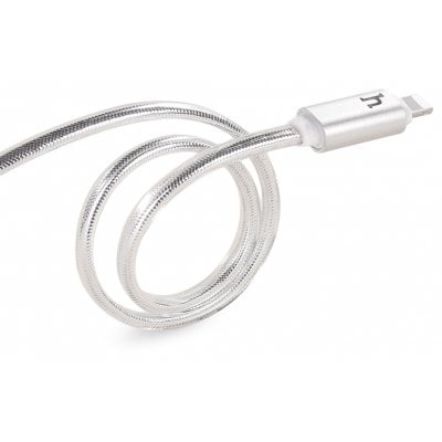 HOCO UPL12 2.4A Metal Braided LED Light Cable for iPhone 2M