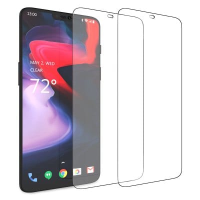 2Pcs 2.5D 9H Hardness 0.26mm Tempered Glass Screen Protector for OnePlus 6