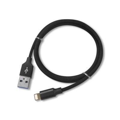 1M Nylon Braided Fast Charger Data Tranmission Usb Cable for 8 Pin Devices