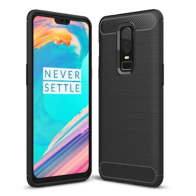 ASLING Carbon Fiber Back Protective Case for OnePlus 6