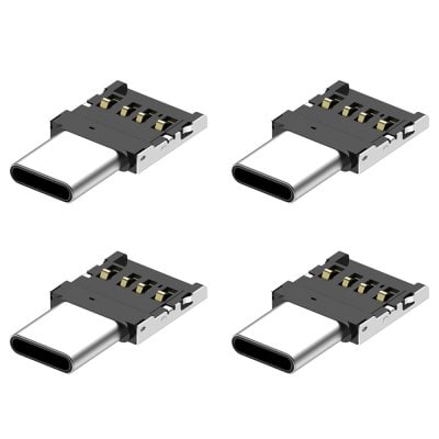 4PCS Type-C to USB 2.0 OTG Adapters