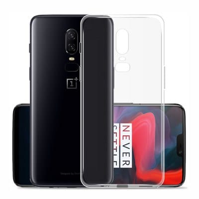 Naxtop Slim Transparent TPU Mobile Case for OnePlus 6