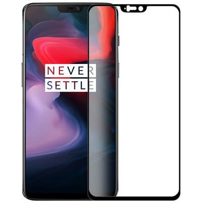 LEEHUR Tempered Glass Screen Protector for OnePlus 6