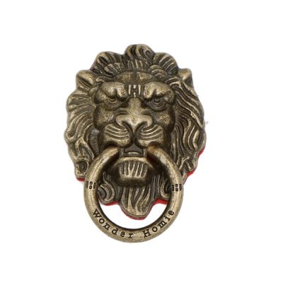 Lion Head 90 Degree Rotating Phone Finger Ring Stand Holder