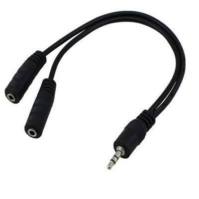 Speaker and Headphone 3.5 mm AUX Audio Cable Splitter