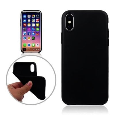 Minismile Scratches-proof Protective TPU Back Case Cover for iPhone X