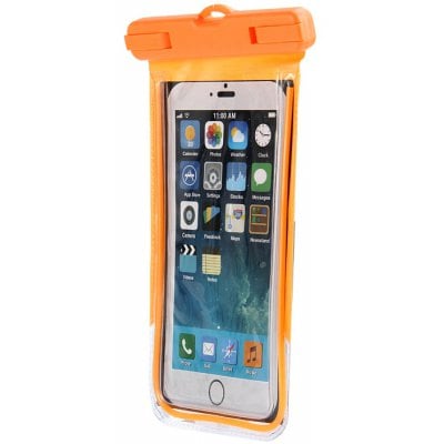 Clear Water Resistant Phone Pouch for iPhone 6 / 6 Plus / 6S Samsung Note 5 S6 Edge Plus etc.