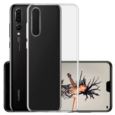 Transparent Soft TPU Clear Phone Case Cover for HUAWEI P20 Pro