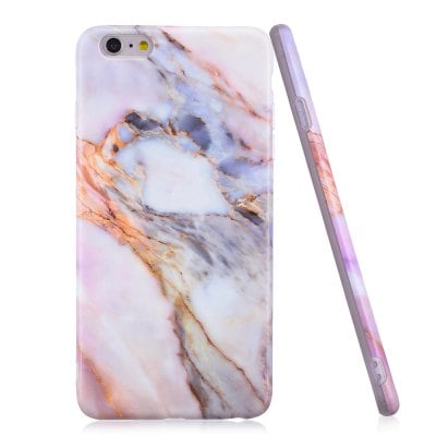 Luxury Marble Stone Pattern Slim Fit Soft Tpu Mobile Phone Case Cover Coque for iPhone 6 Plus/6S Plus