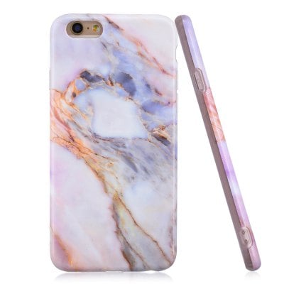 Luxury Marble Stone Pattern Slim Fit Soft Tpu Mobile Phone Case Cover Coque for  iPhone 6/6S 4.7 Inch