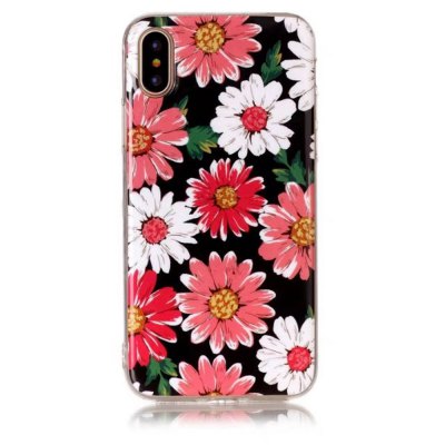 Perfect Fitted Beautiful Flower Soft TPU Case for iphone X