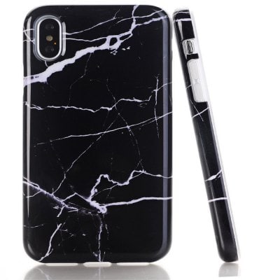 Creative Design Flexible Soft Marble Patteren TPU Case for iPhone X