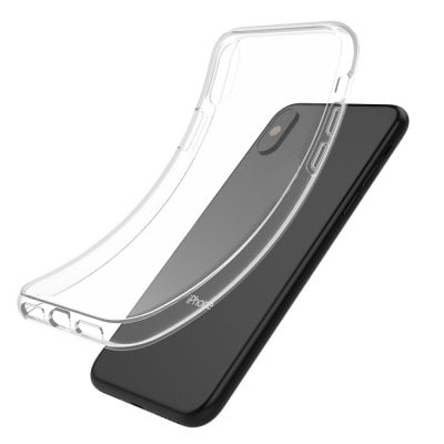 For iPhone X Super Slim Crystal Clear Transparent Soft TPU Gel Case