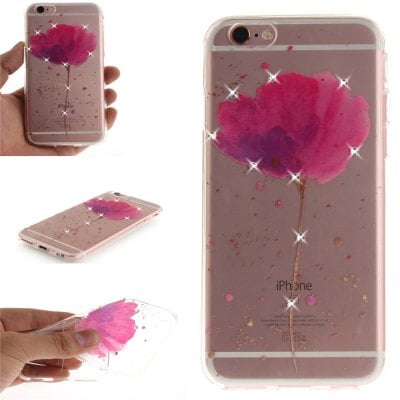 Song For Orchid Soft Clear IMD TPU Phone Casing Mobile Smartphone Cover Shell Case for iPhone 6 Plus/6S Plus