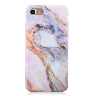 Luxury Marble Stone Pattern Slim Fit Soft Tpu Mobile Phone Case Cover Coque for iPhone 8