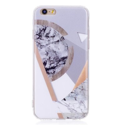 Ultra Thin Mosaic Fashion Marble Soft TPU Phone Case for iPhone 6 / 6S Plus