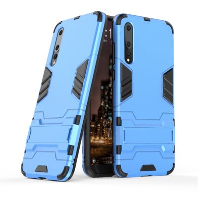 Case for Huawei P20 Pro with Stand Back Cover Solid Colored Hard PC