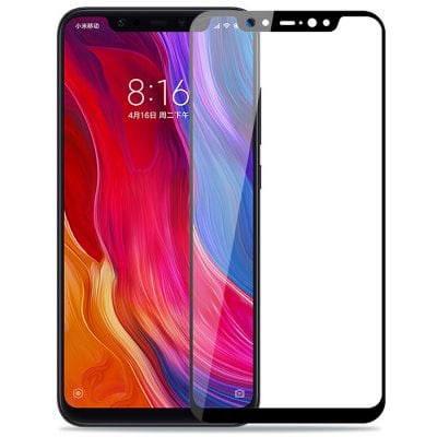 Luanke Tempered Glass Full Screen Protector for Xiaomi Mi 8