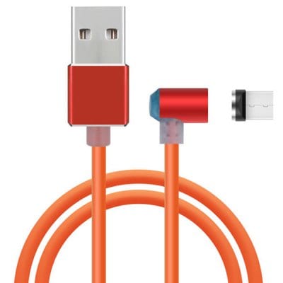 Right Angel Head Magnetic Micro USB Charging Cable 100cm