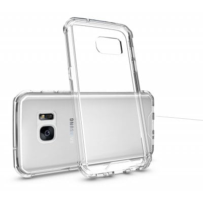 Transparent Surface Shockproof Back PC Case for Samsung Galaxy S7
