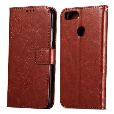 Embossed Flip Case for Xiaomi 5X / A1 PU Leahter Back Cover