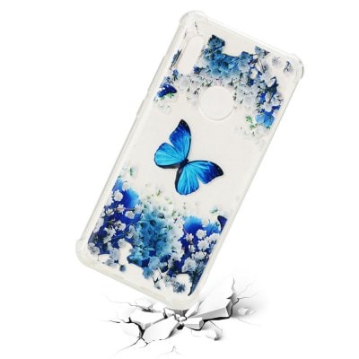 Anti Drop TPU Soft Case for Xiaomi Redmi Note 5 Pro Butterfly Pattern