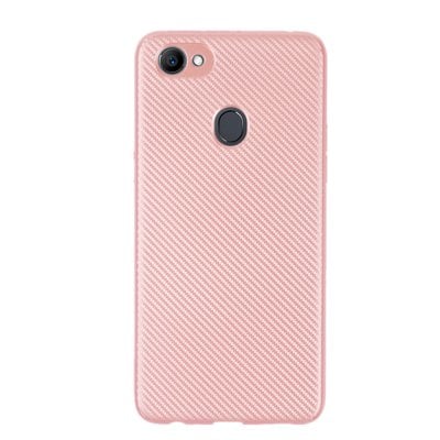 Cover Case for OPPO F7 Soft Carbon Fiber Luxury TPU