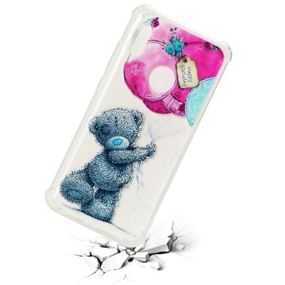 Anti Drop TPU Soft Case for Xiaomi Redmi Note 5 Pro Balloon Bear Pattern