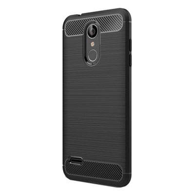 Case for LG K8 2018 Shockproof Back Cover Soft Carbon Fiber