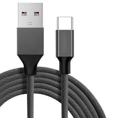 Nylon Type-C Fast Charging Data Cable 1m