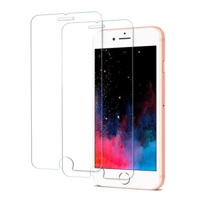 2pcs Screen Protector for iPhone6 Plus/6S Plus HD Full Coverage High Clear Premium Tempered Glass