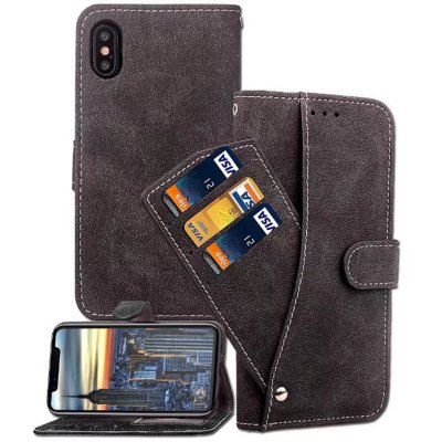 PU Leather Cover Case for iPhone X case