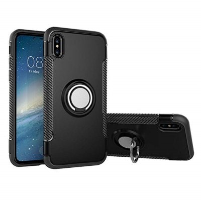 Anti Dust Ring Stand Case for iPhone X