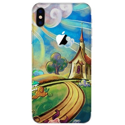 Cartoon Frosted Surface Back Film for iPhone X