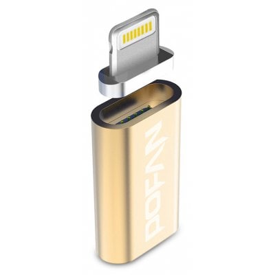 POFAN P10 Aluminum Alloy Shell 8 Pin USB Magnetic Adapter LED Prompt