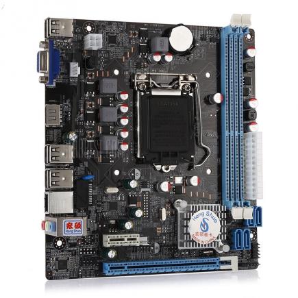 HONGSHUO H61 Micro ATX Motherboard -  Colormix
