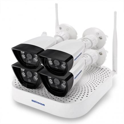 Szsinocam SN - NVK - 5007W10 Wireless NVR Kit with Four 720P Cameras