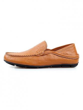 Casual Slip On Men Leather Shoes