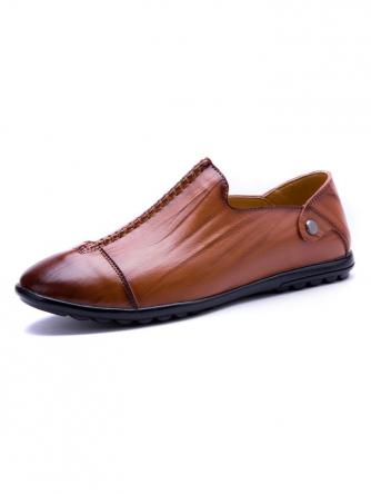 British Style Slip-on Seam Upper Men Causal Loafers