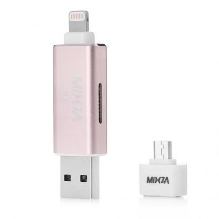 MIXZA MAC57 3-in-1USB 3.0 Card Reader for iPhone X